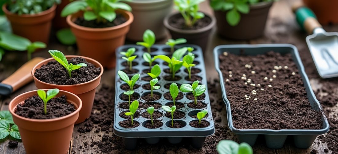 découvrez comment choisir entre godets, plaques alvéolées et terrines pour réussir vos semis selon les plantes et vos besoins.